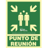 SENYAL EVACUACIO "PUNTO DE REUNION" 210x300 PVC FOTOL