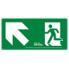 SENYAL EVACUACIO SORTIDA ADALT ESQUERRE 320X160mm CLASE A PVC