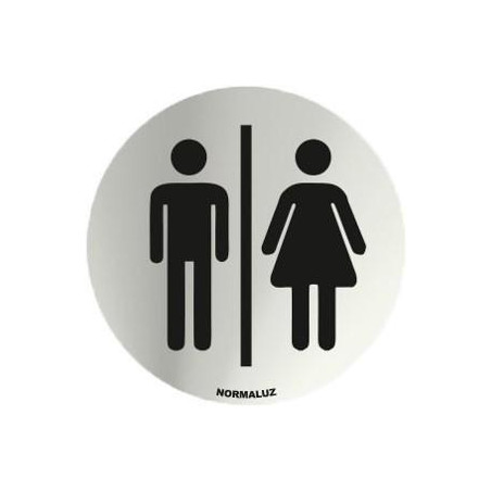 SENYAL INFORMACIO WC HOME / DONA  70mm ACER RODO