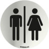 SENYAL INFORMACIO WC HOME / DONA  70mm ACER RODO