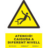 SENYAL PERILL "CAIGUDA DIFERENT NIVELL" 210x300 PVC