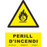 SENYAL PERILL "PERILL INCENDI" 210x300 PVC