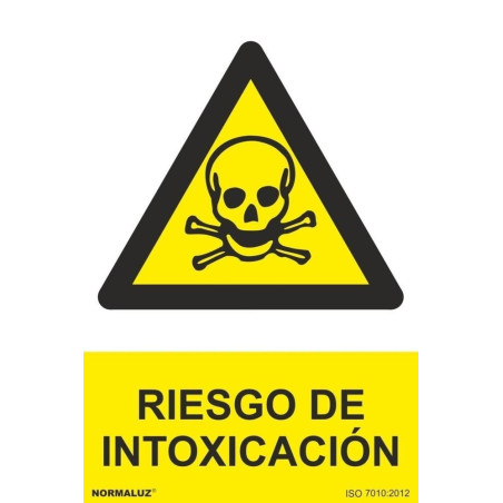 SENYAL PERILL "RIESGO INTOXICACION" 210x300 PVC
