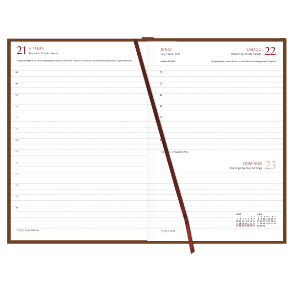 AGENDA JODSI 1DP 145x220 NEGRE CATALA ANY 2023