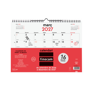CALENDARI PARED ESP. M/V 340x320 APU. CAT 16m ANY 2023