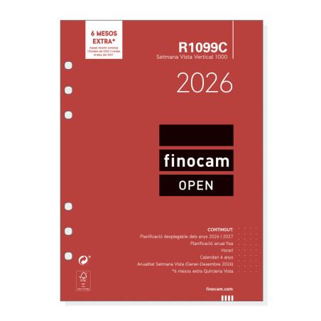 REC. AG. OPEN 1000 (155x215) S/VV CATALA ANY 2023 (R1099C)
