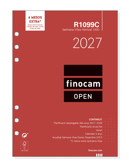 REC. AG. OPEN 1000 (155x215) S/VV CATALA ANY 2023 (R1099C)