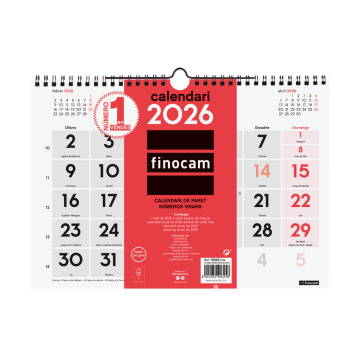 CALENDARI PARED ESP. M/V 300x210 CAT FINOCAM ANY 2022 2