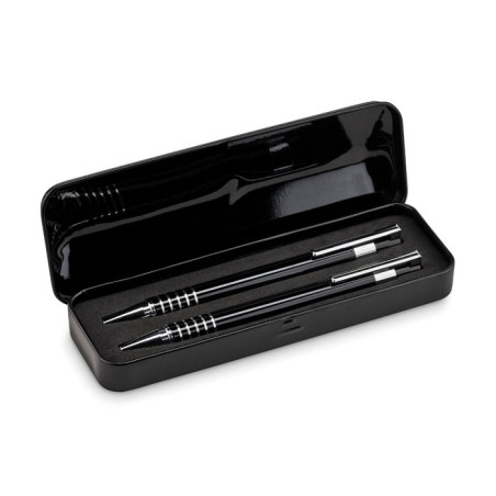 JOC JEAJ BOLI + PORTAMINES ALUMINI NEGRE