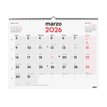 CALENDARI PARED ESP. M/V 590x420 AP+NU SP FINOCAM AÑO 2023