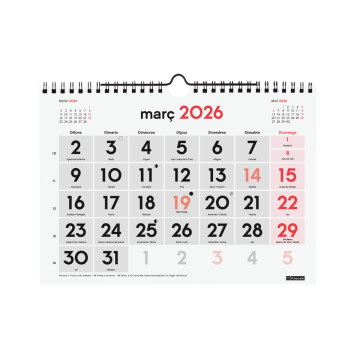 CALENDARI PARED ESP. M/V 210x150 CAT FINOCAM ANY 2023