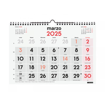 CALENDARI PARED ESP. M/V 300x210 SP FINOCAM AÑO 2023