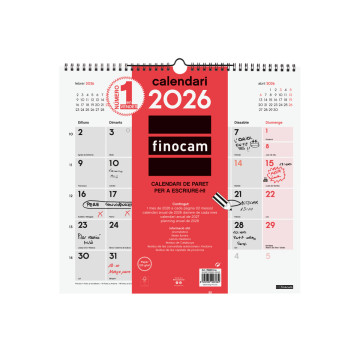 CALENDARI PARED ESP. M/V 340x320 APU. CAT FINOCAM ANY 2023