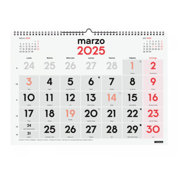 CALENDARI PARED ESP. M/V 430x310 SP FINOCAM AÑO 2023