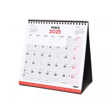 CALENDARI TAULA ESP. M/V 190X190 APU PESTANYA CAT FIN. ANY 2023