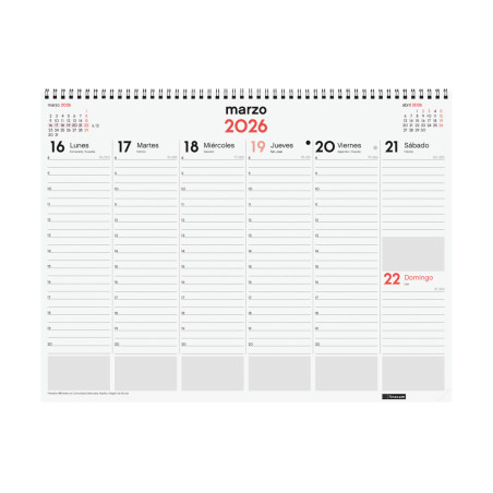 CALENDARI VADE ESP. S/V 420x305 APU. SP FINOCAM AÑO 2023