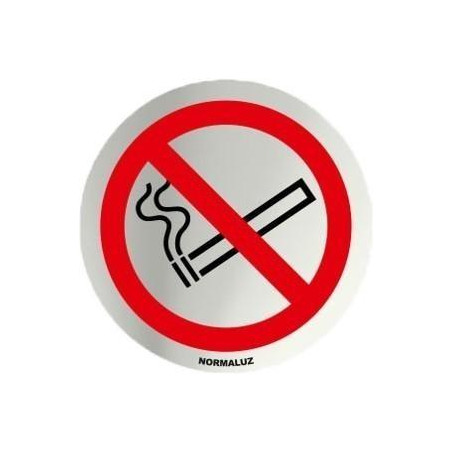 SENYAL PROHIBICIO PROHIBIT FUMAR 70mm ACER RODO