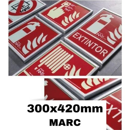 SOPORT SENYAL 300x420 MARC PLATA