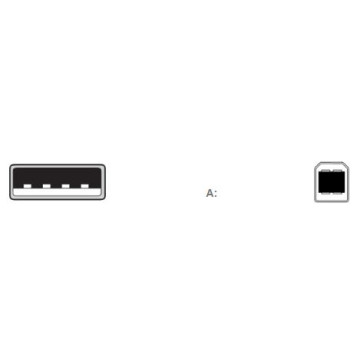 CABLE USB TIPO A (M) / IMPRESORA USB B (M) 3m (2.0)