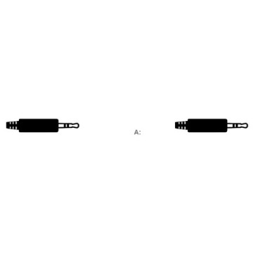 CABLE ESTEREO 3,5 (M) / ESTEREO 3,5 (M) 1.8m