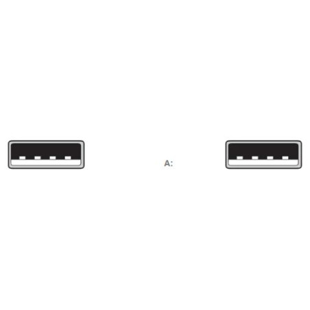 CABLE USB TIPO A (M) / USB TIPO A (F) (ALLARGO) 1.8m (2.0)