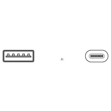 CABLE USB TIPO A (M) / USB TIPO C (M) 1m (3.1)