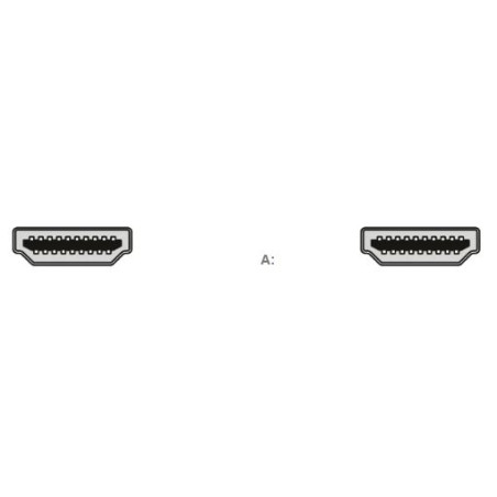 CABLE HDMI (M) / HDMI (F) ADAPTADOR / ALLARGO 0.15m