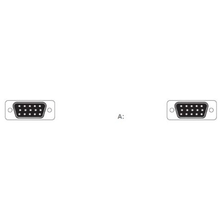 CABLE VGA (M) / VGA (F) 3m