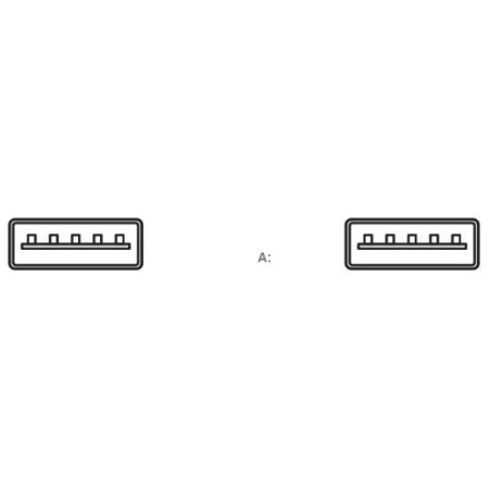 CABLE USB TIPO A (M) / USB TIPO A (M) 2m (3.0)