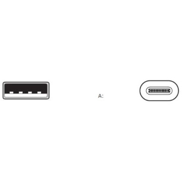 CABLE USB TIPO A (M) / USB TIPO C (M) 1,8m (2.0)