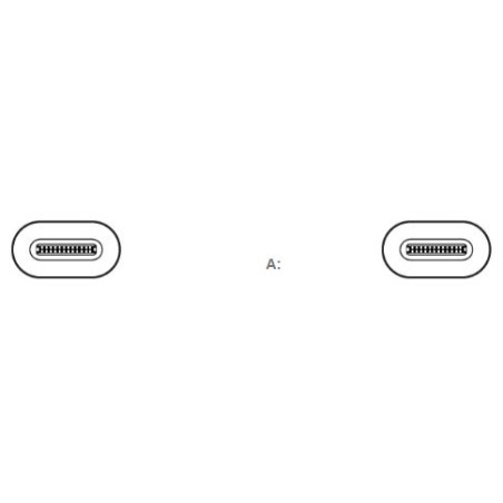 CABLE USB TIPO C (M) / USB TIPO C (M) 1m (3.1)