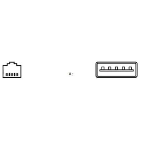 CABLE RJ45 (F) / USB TIPO A (M) ADAPT. 10/100/1000 (XARXA) (3.0)