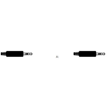 CABLE ESTEREO 3,5 (M) / ESTEREO 3,5 (F) ALLARGO RIÇAT 1-3m