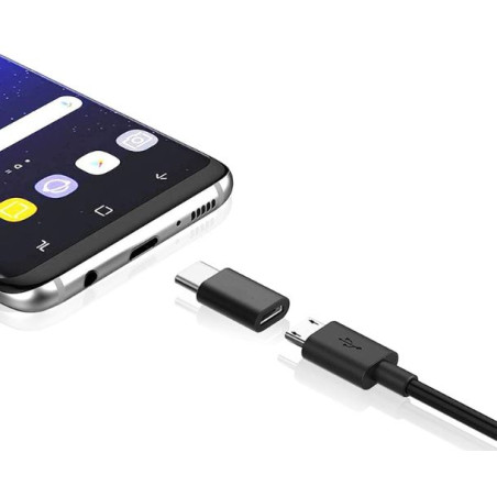 CABLE USB TIPO C (M) / MICRO USB B (F) ADAPTADOR