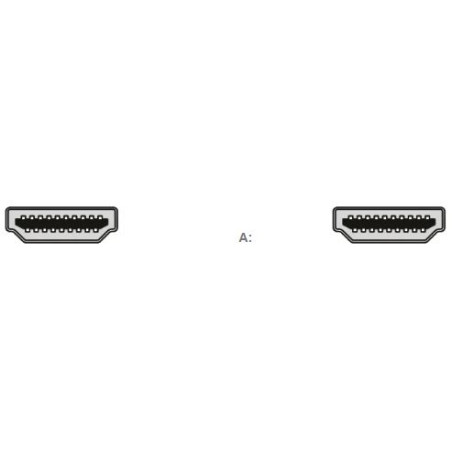 CABLE HDMI (M) / HDMI (M) 00,5m