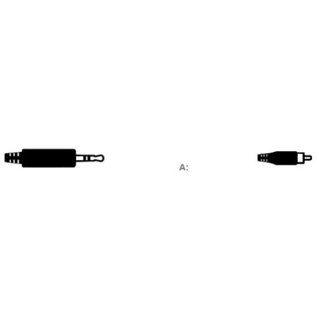CABLE ESTEREO 3,5 (M) / AUDIO RCA (M)