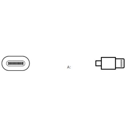 CABLE USB TIPO C (M) / LIGHTNING (M) 1m (3.0)