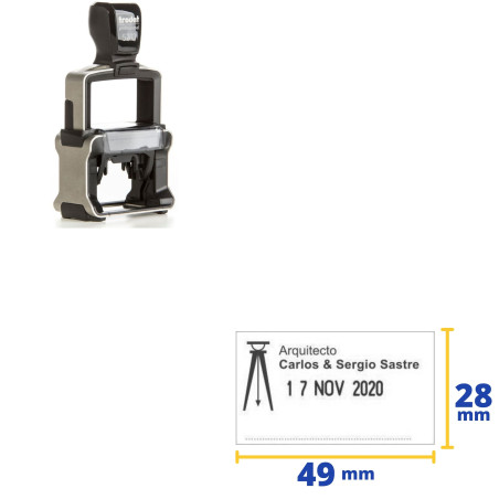 SEGELL TRODAT PRINTY PROF 5203 (049x028) PERSONALITZABLE