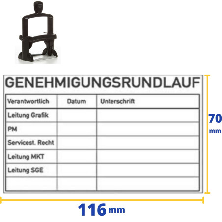 SEGELL TRODAT PRINTY PROF. 5212 (116x070) PERSONALITZABLE