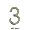 PLACA PISOS FUNDICIO  60mm BRONZE "3"