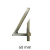 PLACA PISOS FUNDICIO  60mm BRONZE "4"
