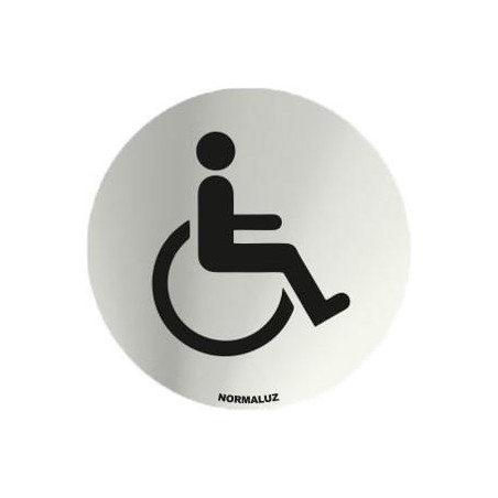 SENYAL INFORMACIO WC MINUSVALID 70mm ACER RODO