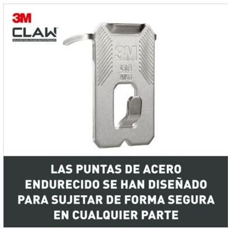 GANXO PARED GUIX / PLADUR 20Kg 28x41mm (2u) CLAW 3M 7100269196