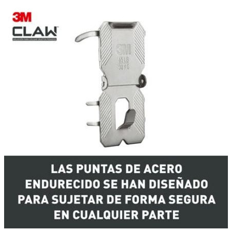 GANXO PARED GUIX / PLADUR 30Kg 31x51mm (2u) CLAW 3M 7100269141