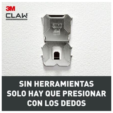 GANXO PARED GUIX / PLADUR 30Kg 31x51mm (2u) CLAW 3M 7100269141