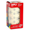 ETIQUETES ESTRELLA PLATA APL11117 ROTLLO 2360u