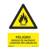 SENYAL PERILL "GAS INFLAMABLE" 210x300 PVC