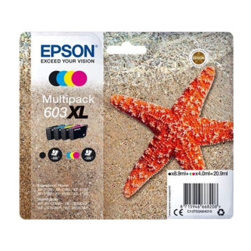 CARTUTX EPSON (T03A64)(603XL) PACK 4 COLORS 500f
