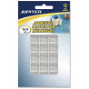 TOPE SILICONA ADHESIU 15x15mm (12 pastilles)