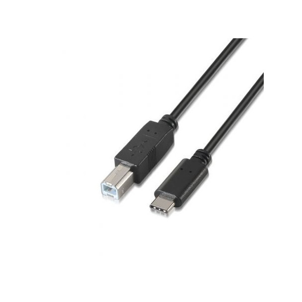 CABLE USB TIPO C (M) / IMPRESORA USB B (M) 1,8m (2.0)
